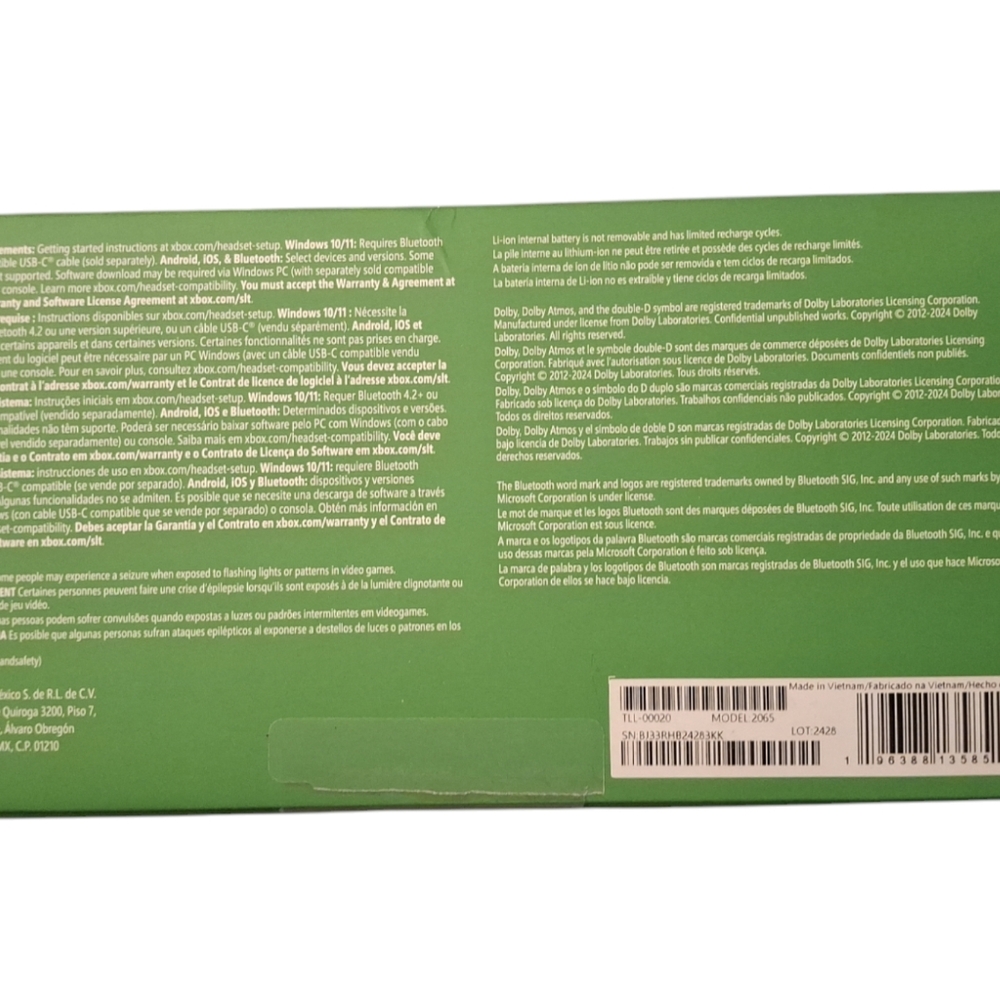 NWT XBOX WIRELESS/BLUETOOTH HEADSET 🛜🎧 - Picture 3 of 4